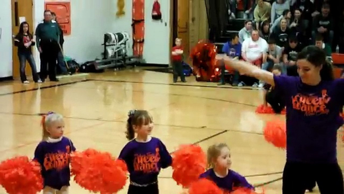 Arianas Kindergarten Cheerleading Camp 1/26/13