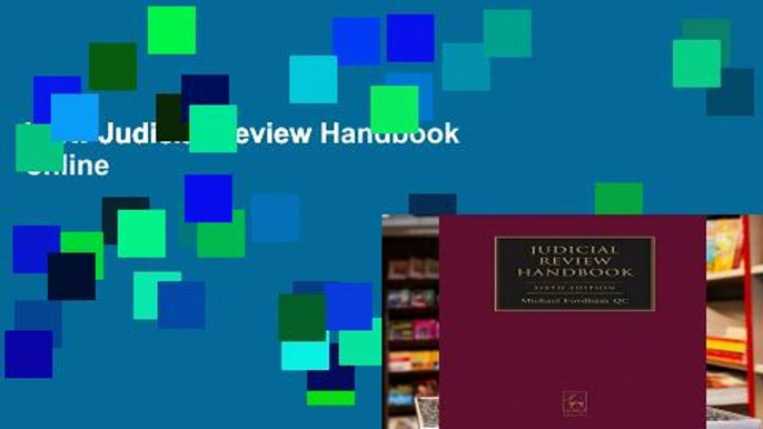 View Judicial Review Handbook online