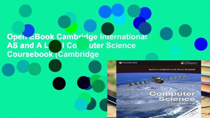 Open EBook Cambridge International AS and A Level Computer Science Coursebook (Cambridge