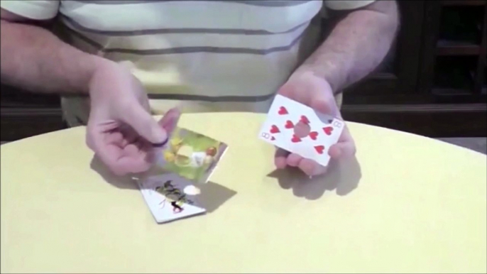 Card on Finger - A Loose Card Penetrates A Finger In This Odd Demonstration