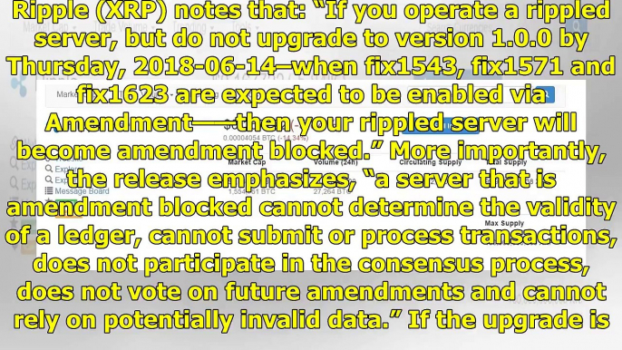 Ripple (XRP) to hit $1.0 with the latest rippled Version 1.0.0 6 years after hard fork
