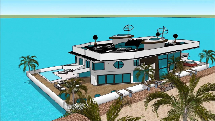 Sims 6 sims house building modern challenge best sims house designs Floating houseboat yacht life ya