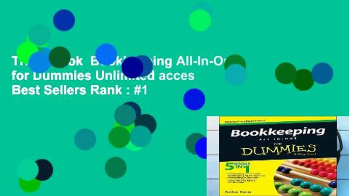 Trial Ebook  Bookkeeping All-In-One for Dummies Unlimited acces Best Sellers Rank : #1