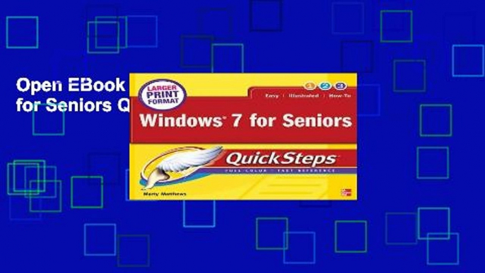 Open EBook Windows 7 for Seniors QuickSteps online