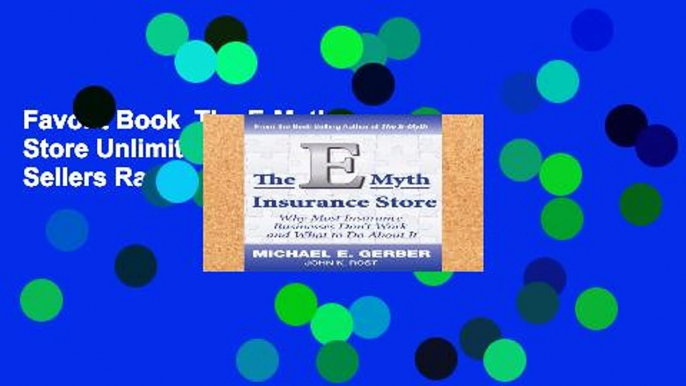 Favorit Book  The E-Myth Insurance Store Unlimited acces Best Sellers Rank : #1