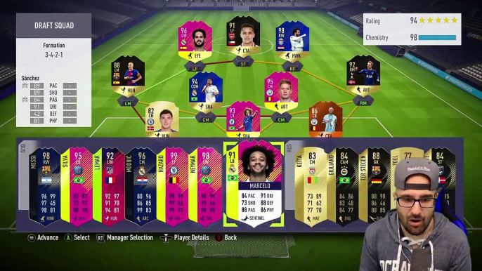 OMG YES 194! HIGHEST RATED DRAFT EVER! FIFA 18 Ultimate Team