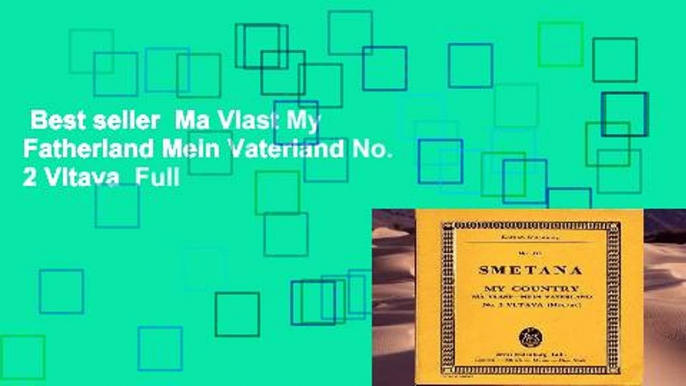 Best seller  Ma Vlast My Fatherland Mein Vaterland No. 2 Vltava  Full