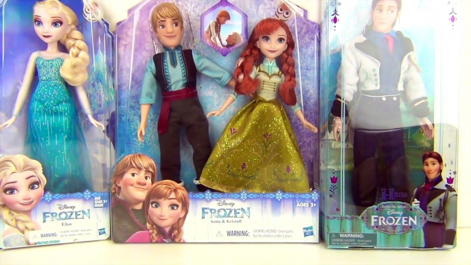 NEW Disney FROZEN Dolls & Soap Scrub Set With Anna, Elsa, Kristoff & Hans Toy Surprise