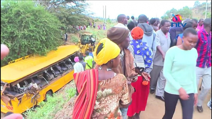 St. Gabriel  Primary School parents mourn 10 pupils killed in Mwingi crash