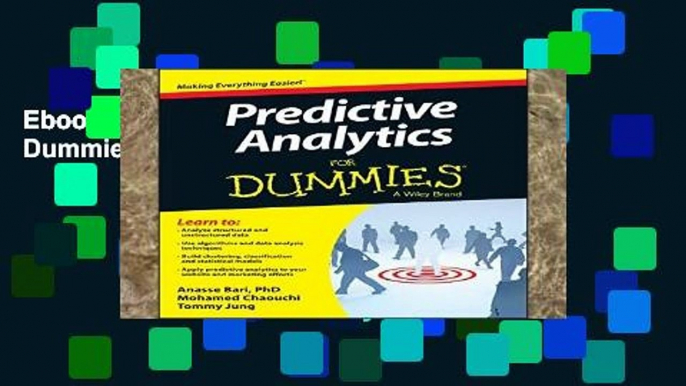 Ebook Predictive Analytics For Dummies Full