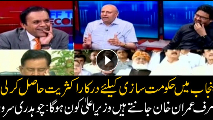 Only Imran Khan knows who will be next Punjab CM, says Chaudhry Sarwar