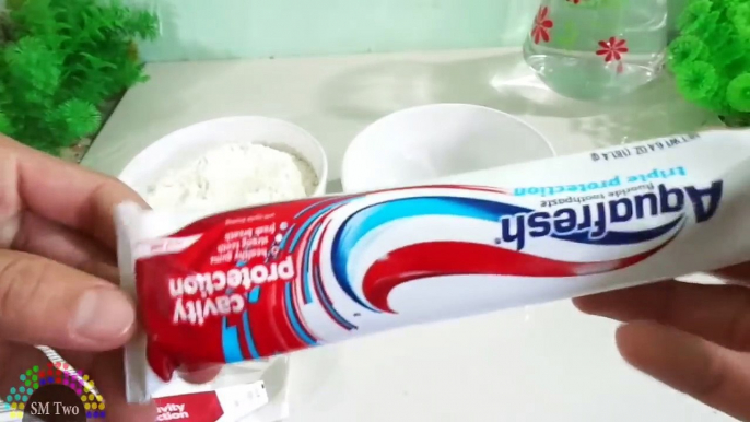 Cách làm đất nặn Play Doh bằng kem đánh răng HOW TO MAKE TOOTHPASTE PLAY DOH