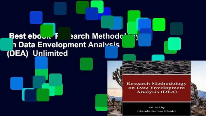 Best ebook  Research Methodology on Data Envelopment Analysis (DEA)  Unlimited