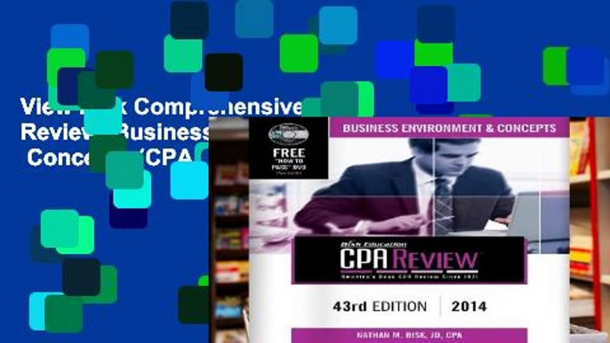 View Bisk Comprehensive CPA Review: Business Environment   Concepts (CPA Comprehensive Exam