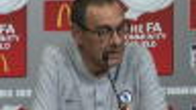 FOOTBALL: FA Community Shield: Sarri admits a lot of work has to be done to catch City