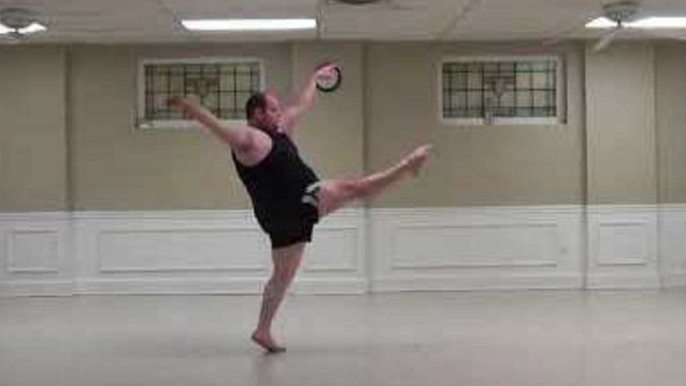 Plus-Sized Dancer Busts Impressive Jazz Improv Moves