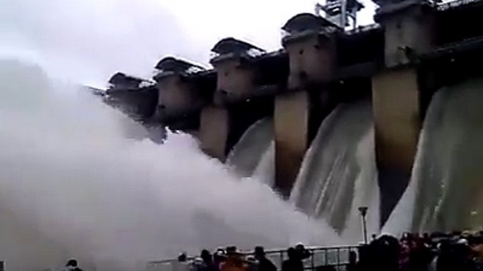 This scene is from the Cauvery Dam