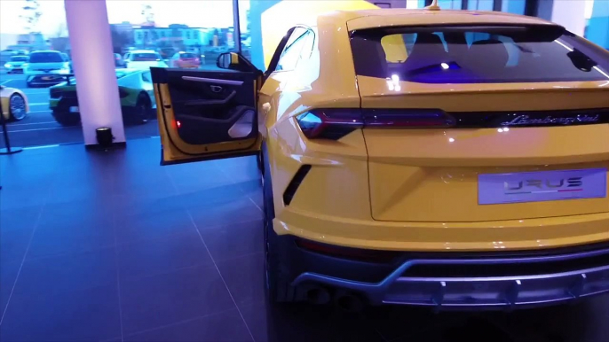 A bord de la Lamborghini Urus