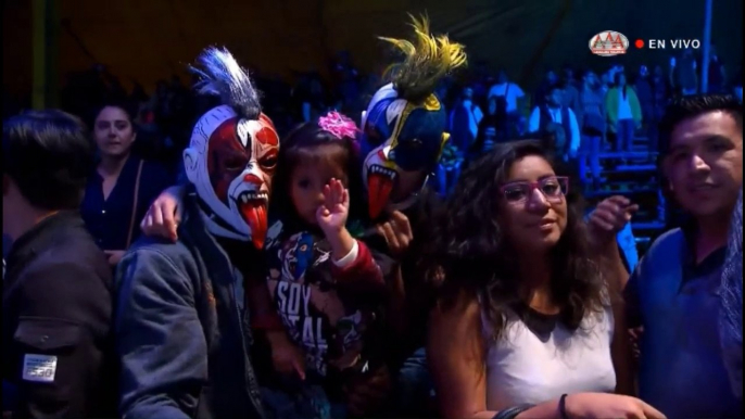 L.A. Park y Dr. Wagner Jr. vs. Hijo del Fantasma y Psycho Clown (Lucha AAA).