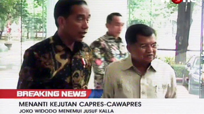 Temui Jusuf Kalla, Jokowi Tegaskan Mendaftar ke KPU Besok