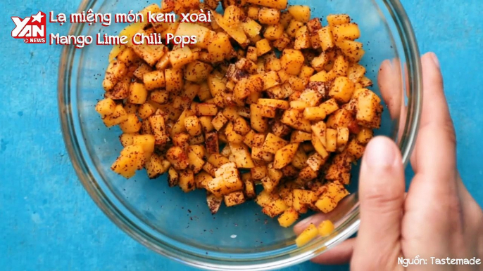 Bếp Tây #2: Kem Xoài Mango Lime Chili Pops