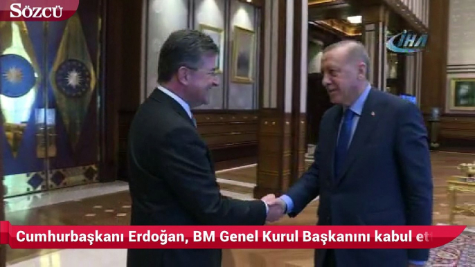 Cumhurbaşkanı Erdoğan, BM Genel Kurul Başkanını kabul etti