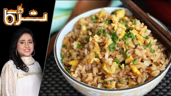 Garlic Fried Rice Recipe by Chef Rida Aftab 16th February 2018