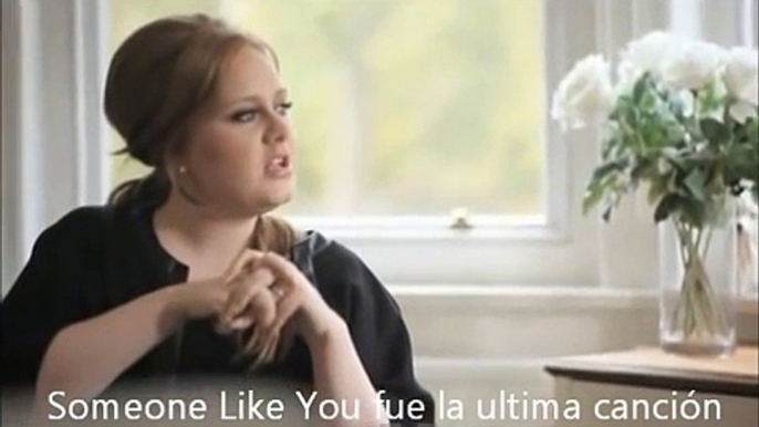 Adele habla sobre su canción Someone Like You! (subtitulada)