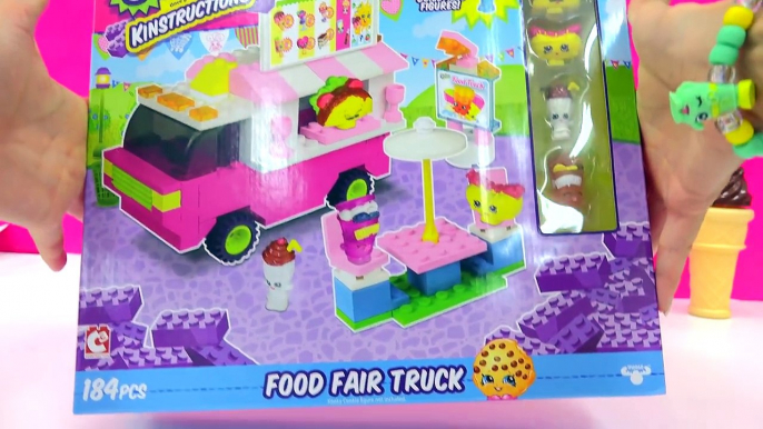 Barbie & Ken Order From Shopkins Food Fair Truck Kinstructions Building Set