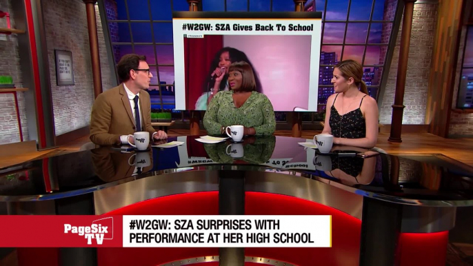 .@SZA performed at her high school! @GreenDay, @JuddApatow and more raise awareness for #SavingCarter and much more! It's #WayToGoWednesday on #PageSixTV! #W2GW