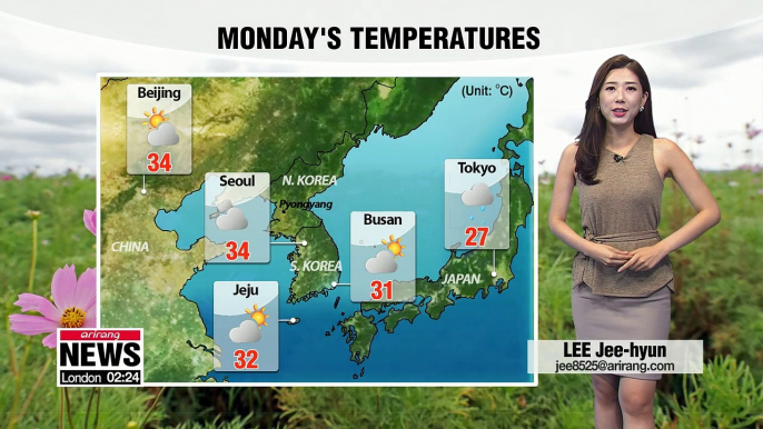 Heat wave alerts expand to more regions, typhoon Soulik on its way to Korea _ 082018