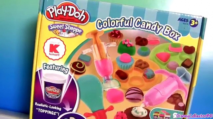 Play Doh Colorful Candy Box Sweet Shoppe ❤ How to Make Lollipops Cookies Cupcakes by FunTo