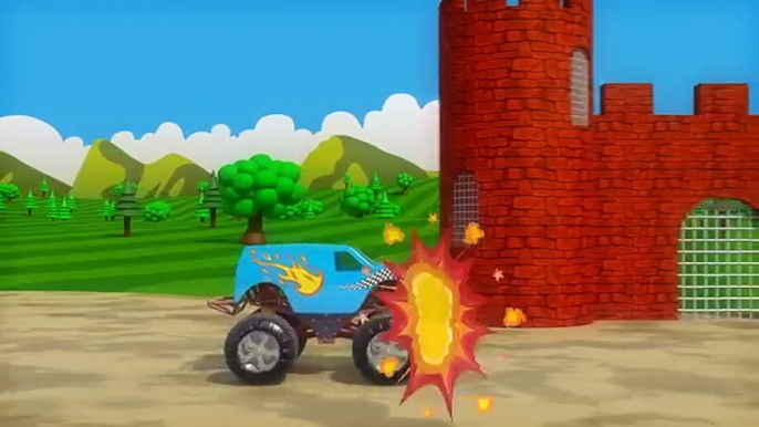 Binkie TV Monster Truck Stunt Castle | For Kids