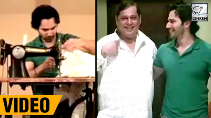 Varun Dhawan Utilizes His 'Sui Dhaga' Skills, Stitches A Birthday Gift For Dad David Dhawan