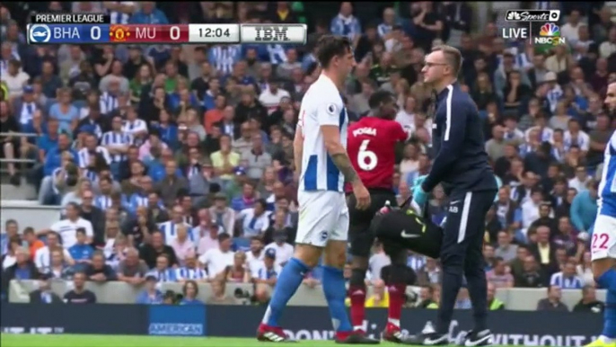 Brighton and Hove Albion v Manchester United - 1st Half - Game 2 - Premier League 18-19