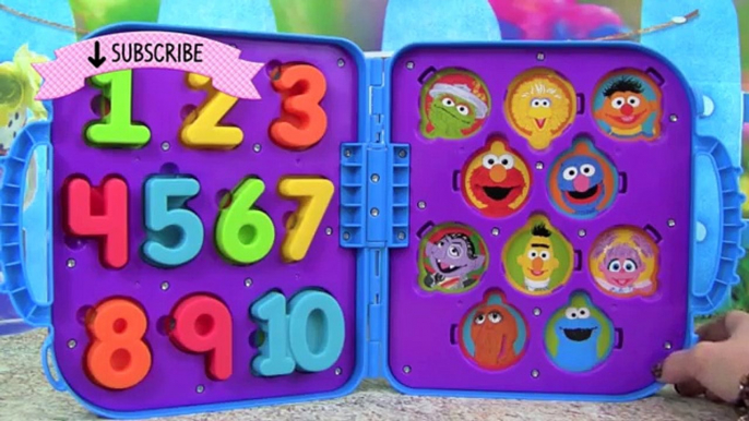 Learn Numbers 123 with Sesame Street Cookie Monster! Sesame Street Cookie Monsters On The