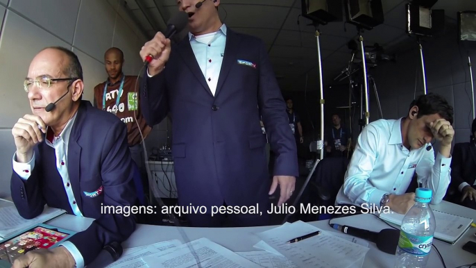 Brasil X Chile, Copa do Mundo new imagens inéditas! bastidores de transmissão em Televisã