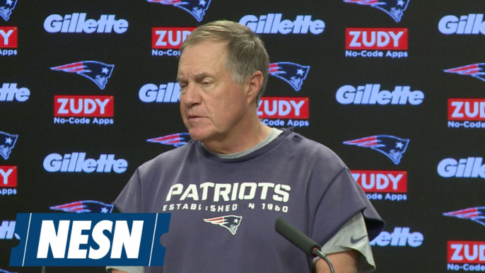 Belichick talks game plan for Patriots vs. Panthers Friday night