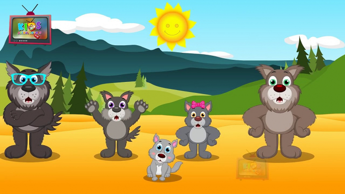 Finger Family | Wolf Finger Family | Finger Family Rhymes | Animal Finger Family Rhymes