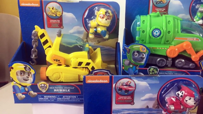 Paw Patrol Sea Patrol Toy Haul Sea Patroller Pup Pad Vehicles Pup Packs || Keiths Toy Box