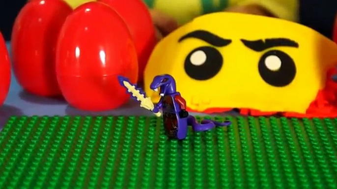 Giant Play Doh Surprise Egg Lego Ninjago. Огромное Яйцо Лего Ниндзяго на русском языке. Ко