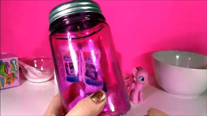 DIY MLP Pinkie Pie SLIME! Make Super SHINY STRETCHY Pink SLIME Putty! Easy Recipe! SHOPKIN