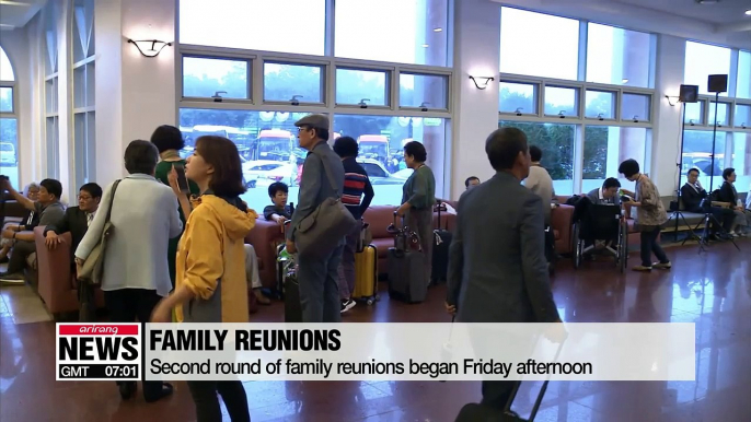 Reunions for separated Korean families begin at Mt. Kumgang