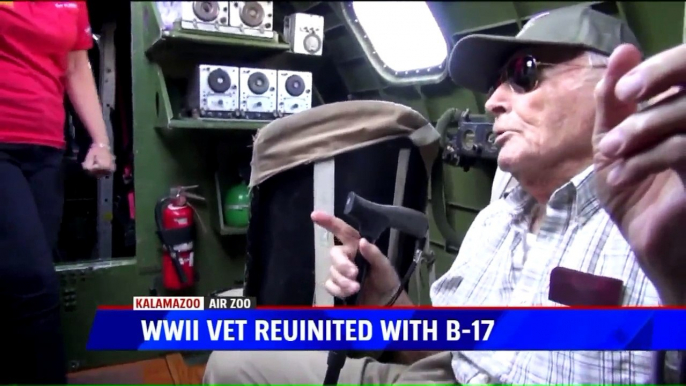 World War II Pilot Reunited With B-17 'Flying Fortress'