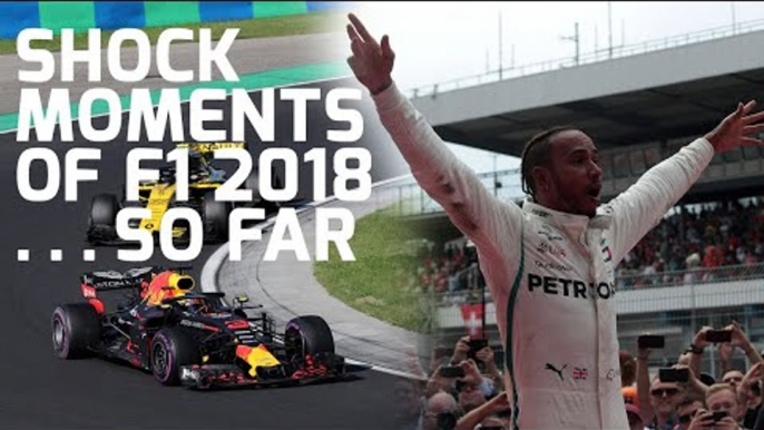 Shock Moments of F1 2018… So far