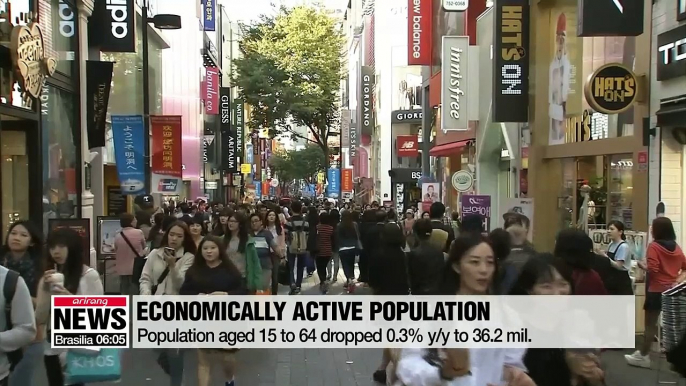 Data on Korea's population affected by chronic issues of low birthrate, rapidly aging population