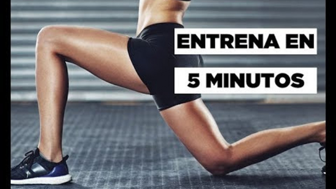 Entrenamiento de 5 minutos para esos días que no quieres hacer ejercicio