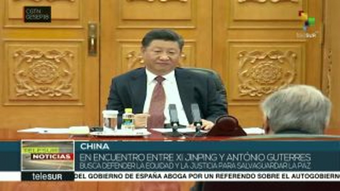 Xi Jinping y António Guterres se reúnen antes de Cumbre con África