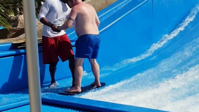 Flowrider Surfing Fail