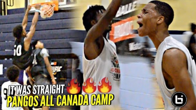 PLAYERS GET HEATED at Pangos All-Canada Camp!! Canada GOT HOOPERS Though!